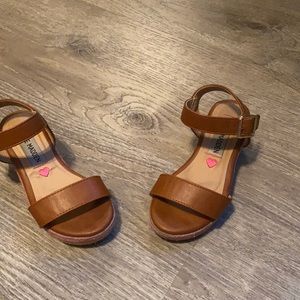 Steve Madden Little Girl wedges size 11